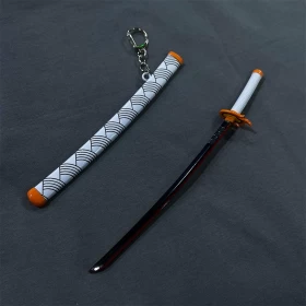 Demon Slayer: Rengoku Sword Keychain with stand- White & Orange-23CM (Ver.21)