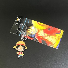 One Piece D.Luffy Punch Keychain