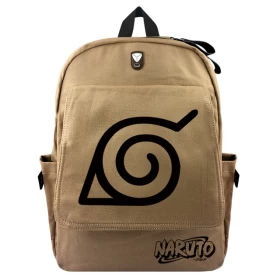 Nartuo Uzumaki Spiral Symbol Backpack (Beige)