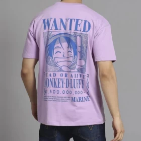 Anime One Piece Wanted T-Shirt (Oversized Fit)