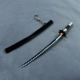 Demon Slayer: Sanemi Sword Keychain with stand- White & Black-23CM (Ver.18)