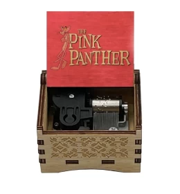 The Pink Panther Music box (Automatic)- Wood