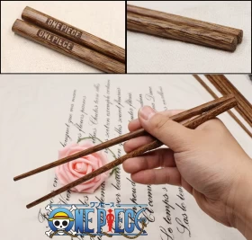 One Piece Straw Hat Luffy Solid Wood Chopsticks