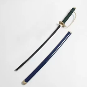 One Piece Cosplay Prop Sword: Shanks' Gelifen Wooden Prop Katana Sword-Green-104cm