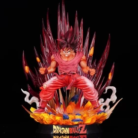 Anime Dragon Ball Z Son Goku Kaiouken X10 Action FIgure 38cm