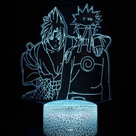 Sasuke & Naruto 3D Night Light LED RGB