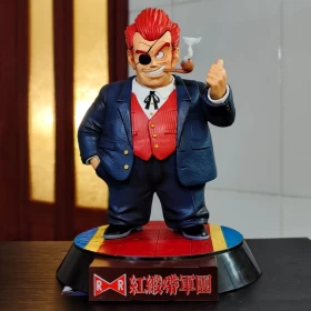 Anime Dragon Ball Red Ribbon Army Commander Blue General Reddelicious Statue Pvc Action Figure