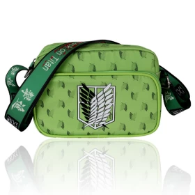Attack On Titan Crossbody Bag -High Quality Material - Green