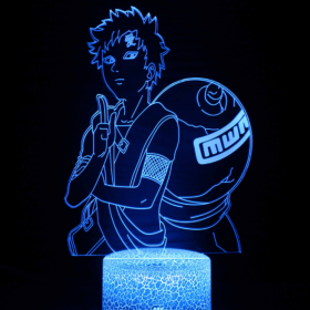 Naruto Gaara 3D Night Light LED RGB