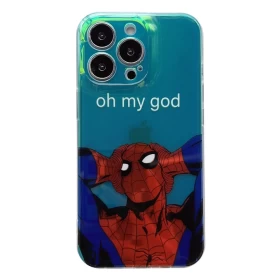 Spider Man Phone Case (Oh My God) (For iPhone)