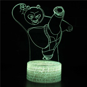 Kung Fu Panda 3D Night Light LED RGB