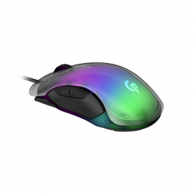 Porodo Gaming Mouse RGB 8D Crystal Shell