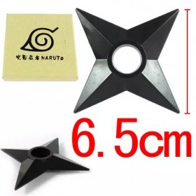 Naruto shuriken throwing Star Cosplay-Plastic(black)