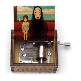 Anime Spirited Away Music box (Manual)- Wood