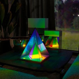 Acrylic triangle Magical light decoration