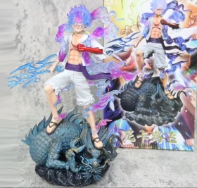 One Piece Luffy gear 5  Sun God Nika Luffy Joy Boy Figure Lightning