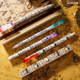 One Piece Wanted Gel Pen-Black Ink-Random one-Different Colors and Characters-0.5mm-Ver.02