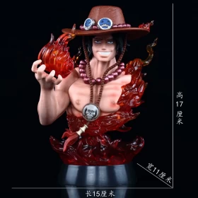 One Piece Figures: Portagas D. Ace Boxed Figure-PVC-Height 17cm