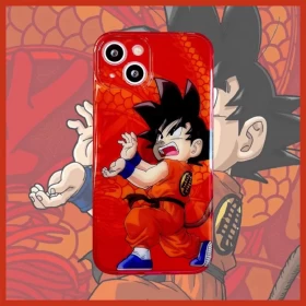 Dragon Ball Son Goku Phone Case-Red-Ver.03 (For iPhone Models)