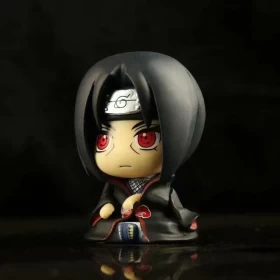 Naruto Figures: Uchiha Itachi sitting posture figure-Q version-PVC- height 8cm