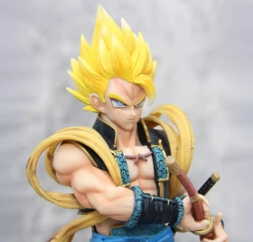 Anime Dragon Ball Super Saiyan Samurai Gogeta PVC Figure 30cm