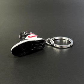 Keychain Sneakers-Black & Red -Ver102