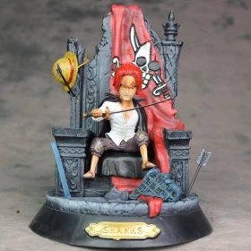 One Piece Figures: Shanks on the crown (Extra Hand and Head Can be Changed) Figure-PVC-Height 23CM