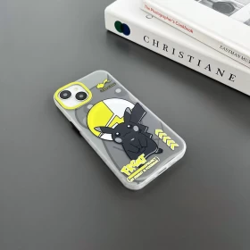 Pokemon: Pikachu Phone Case-Vers 02-Yellow & Gray (For iPhone Models)