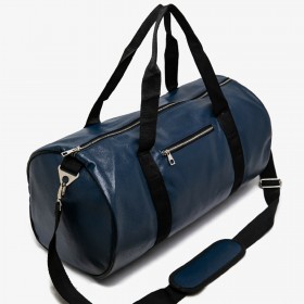 Leather Look Duffle Bag