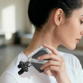 Porodo Lifestyle Pocket-Sized Muscle Relief Massager – Gray
