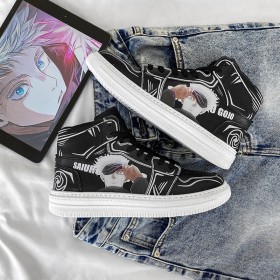 Anime Jujutsu Kaisen Canvas Shoes( Gojo )