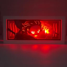 Demon Slayer: Kamado Tanjiro LED 3D Lightbox (26cm W x 9.5cm H)-USB