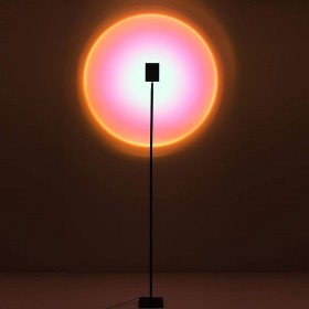 Nordic LED Sunset Red Projection Floor Lamp