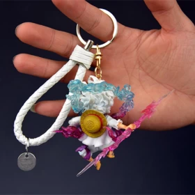 One Piece: Luffy Gear 5 3D Keychain-High Quality Material