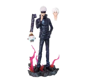 Anime Jujutsu Kaisen Satoru Gojo Figure  2 Heads 2 Arms