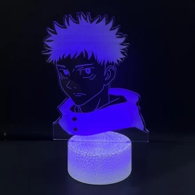 Jujutsu Kaisen 3D Night Lamp: Yuji Itadori 3D Night Lamp-Touch Mode -LED Color Changing Table Lamp -Ver.06