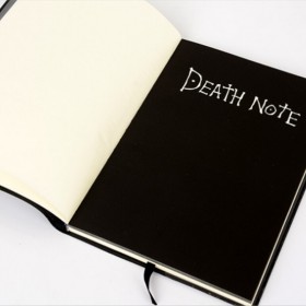 Death Note Book: Cosplay Notebook with Rules with Feather pen