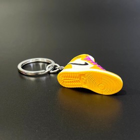 Keychain Sneakers-Yellow & Purple -Ver117