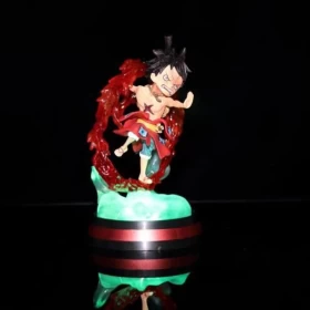 One Piece Figures: Monkey D. Luffy Luminous Figure-Q version-PVC-height 13.5cm