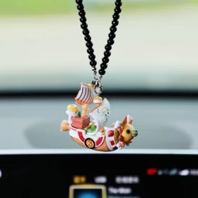 One Pieces Pirates Boat Going Merry/ Thousand Sunny Grand Pirate Ship Car Pendant -Vers.02-PVC-12cm