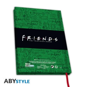 FRIENDS Notebook- A5 Notebook-Green-180 Pages