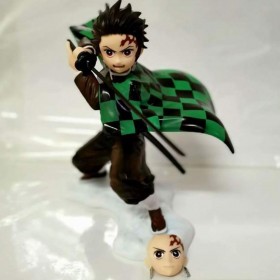 Demon Slayer Blade Large Tanjiro Replaceable Face Boxed Figure PVC