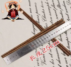 One Piece Straw Hat Luffy Solid Wood Chopsticks