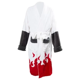Naruto Hokage Uzumaki Bathrobe & Sleepwear-White-Unisex