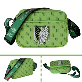 Attack On Titan Crossbody Bag -High Quality Material - Green