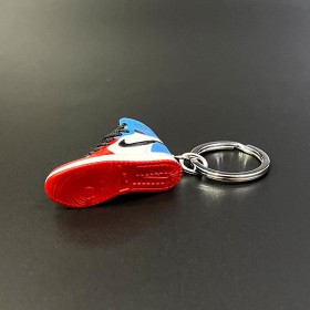 Keychain Sneakers-Blue, Red & White -Ver54
