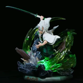 Demon Slayer Blade Figures: Wind Pillar Immortal Sanemi Shinazugawa ( Luminous ) Figure-PVC-Height 30cm