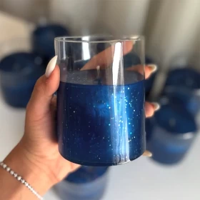 شمعة ليلة النجوم يدوية – برائحة المحيط