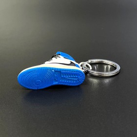 Keychain Sneakers-Blue & White -Ver65
