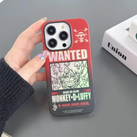 One Piece Luffy D Monkey WANTED Phone Case (For iPhone)